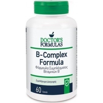 B-COMPLEX FORMULA (ΦΟΡΜΟΥΛΑ ΣΥΜΠΛΕΓΜΑΤΟΣ ΒΙΤΑΜΙΝΩΝ Β) DOCTOR'S FORMULAS 60tabs ΒΙΤΑΜΙΝΗ Β